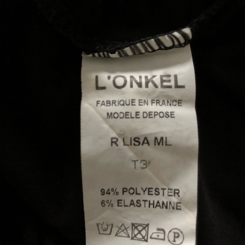 L’ONKEL Paris women’s black dress - Picture 5 of 6